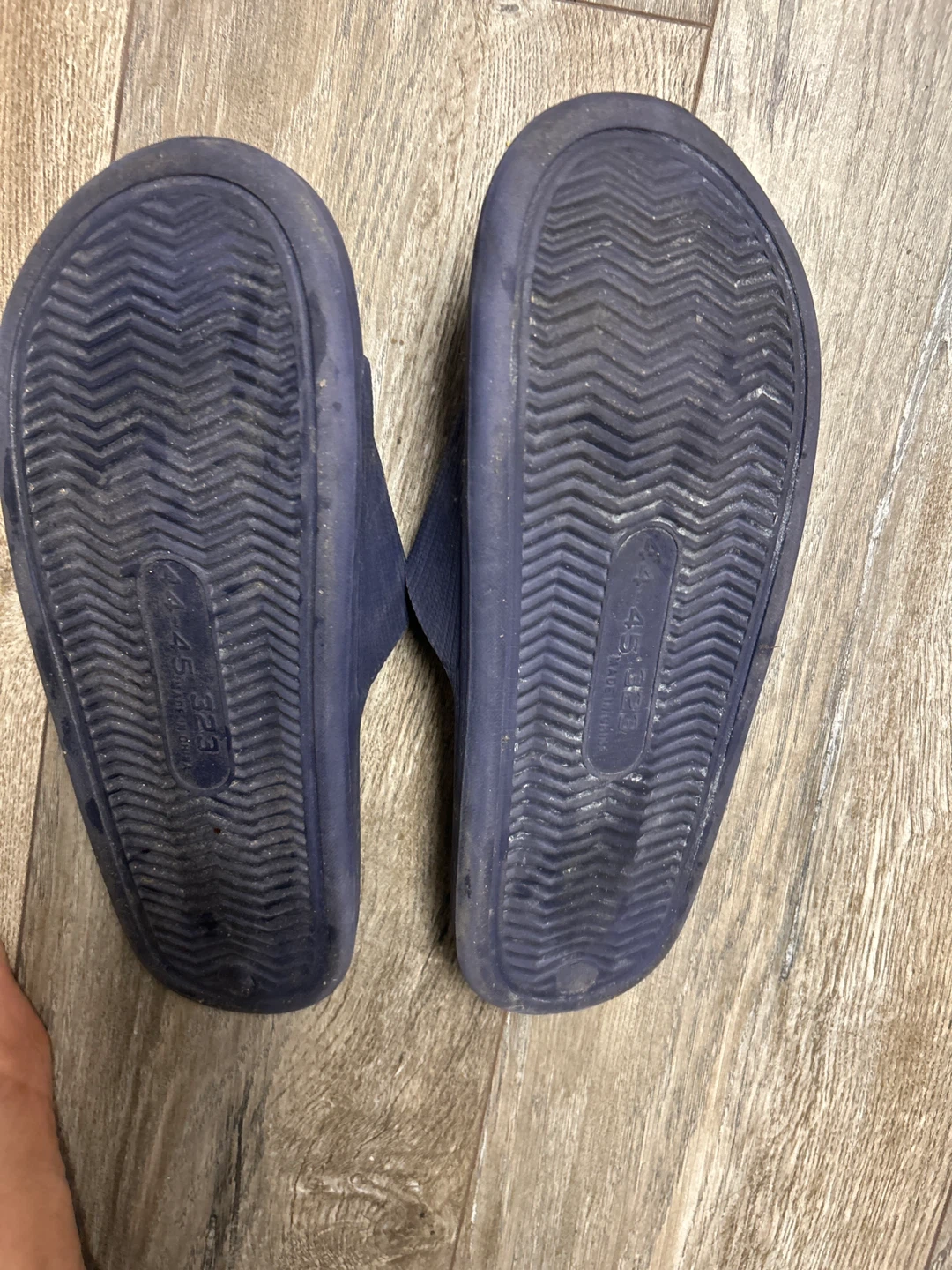 Navy Blue Slide Sandals - photo 3