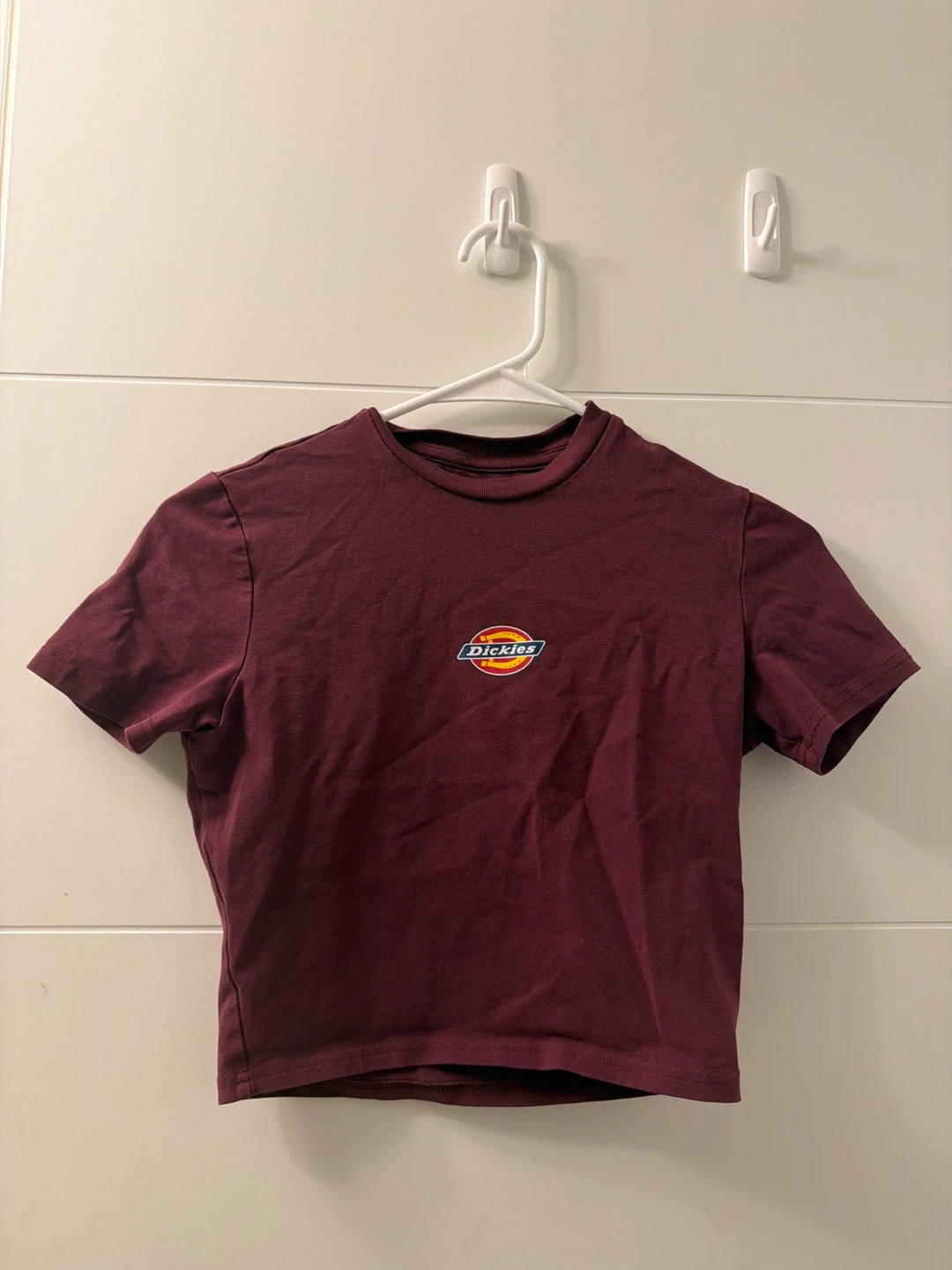 Dickies Burgundy Crop T-Shirt mini T