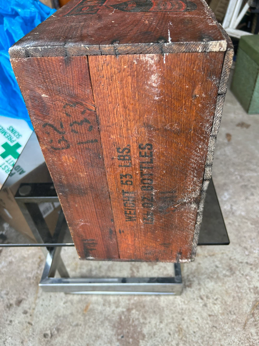 Vintage Drambuie Liqueur Wooden Crate - photo 4