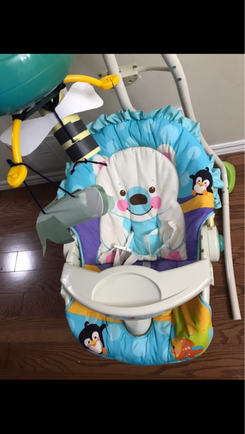 Baby Bed Swing-Electric Powered Automatic Swingset - photo 4