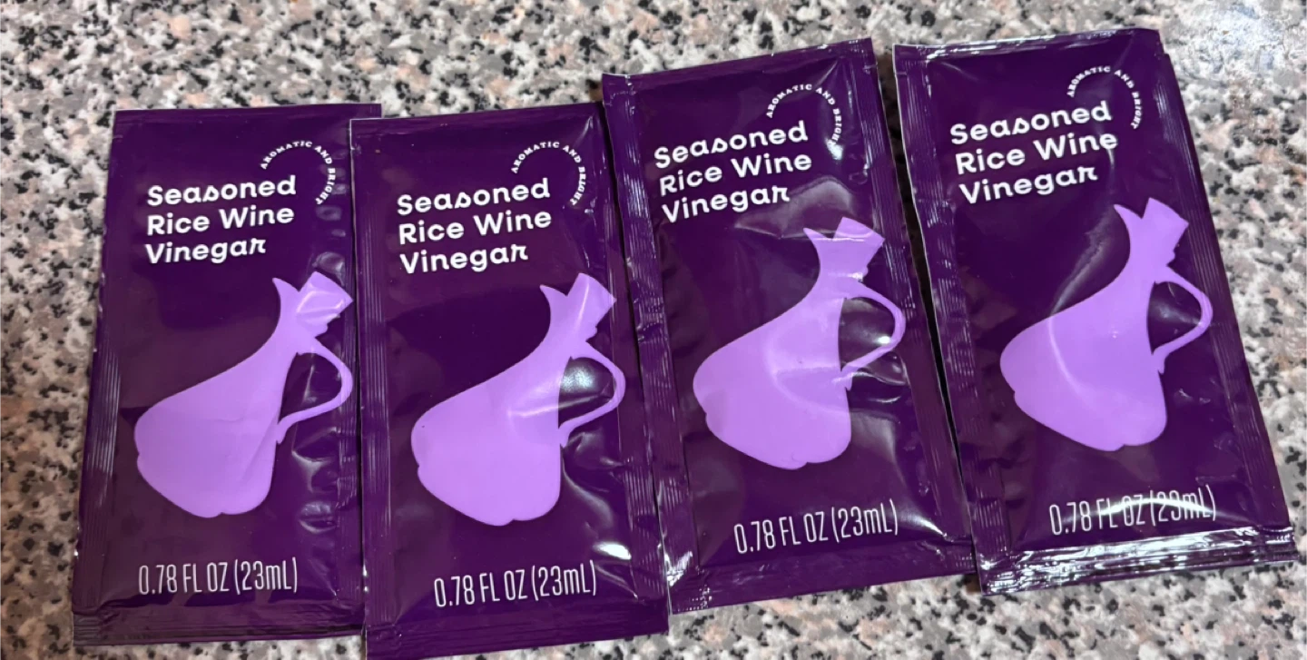 Seasoned Rice Wine Vinegar Packets