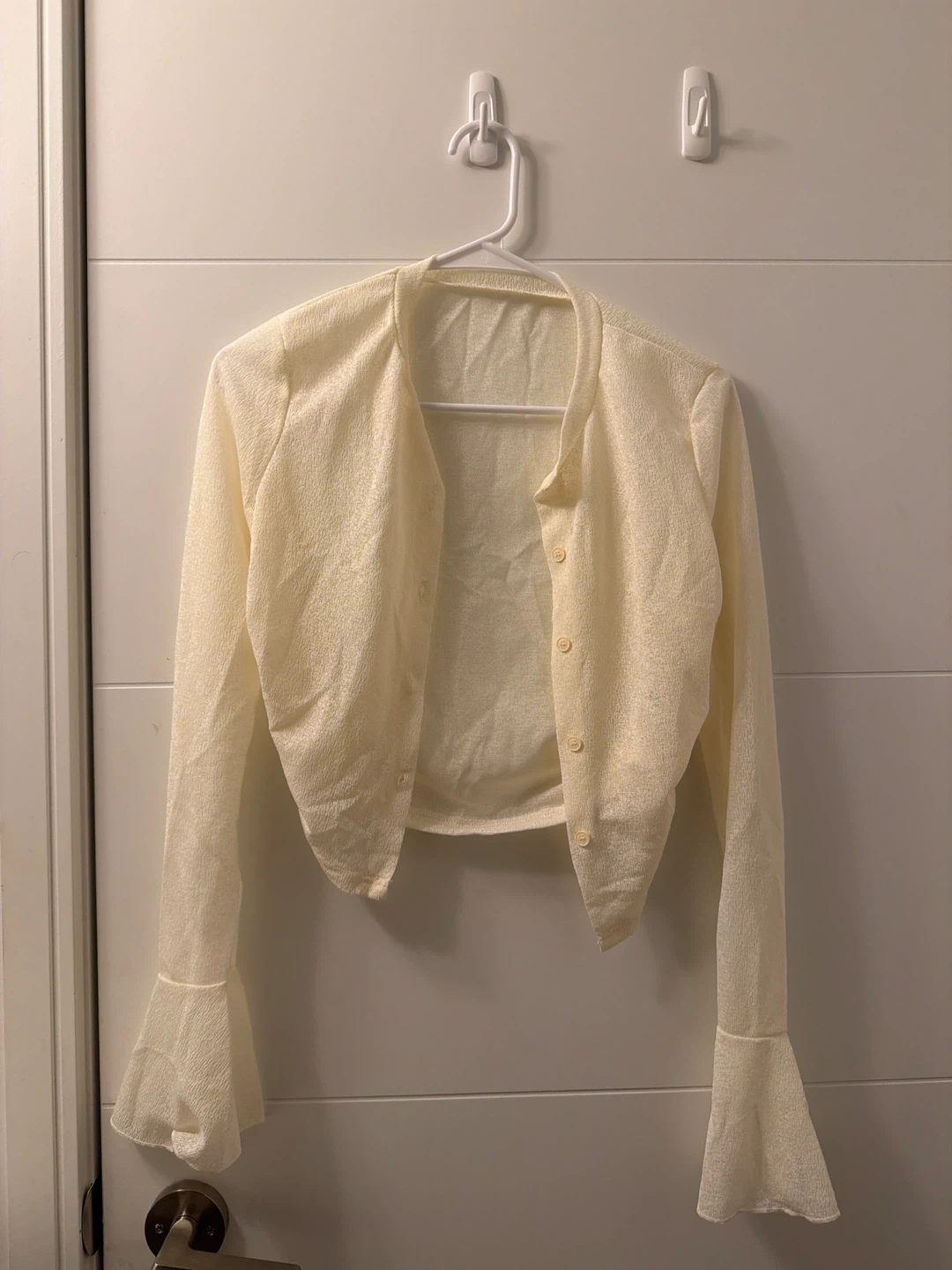 Sheer Cream Cardigan