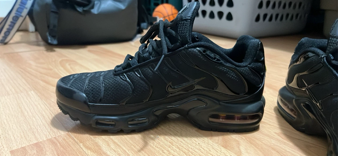 Nike Air Max Plus TN  All Black Sneakers - photo 2