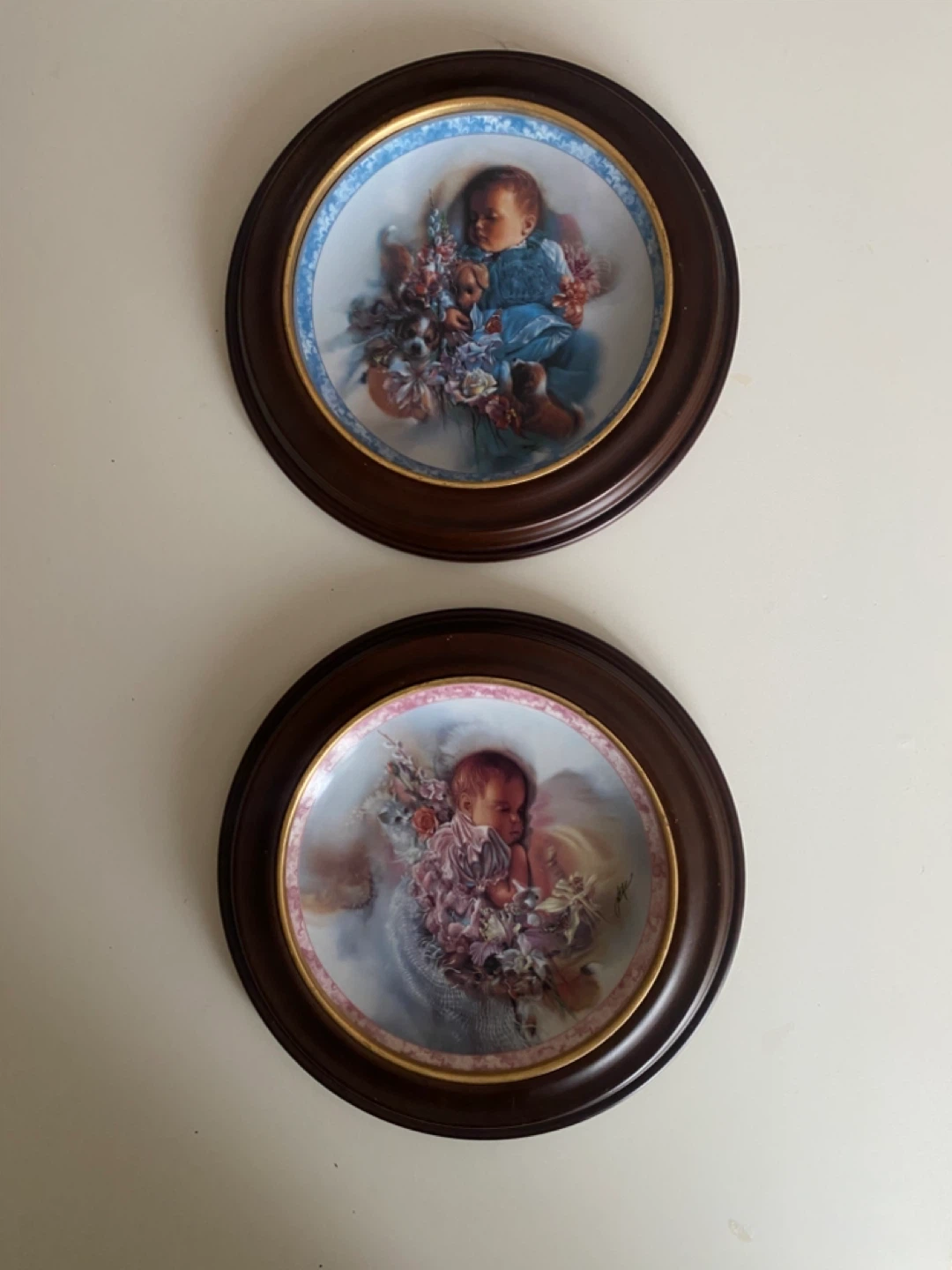 Sweet Dreams and Puppy Dog Tails Collectible Plates