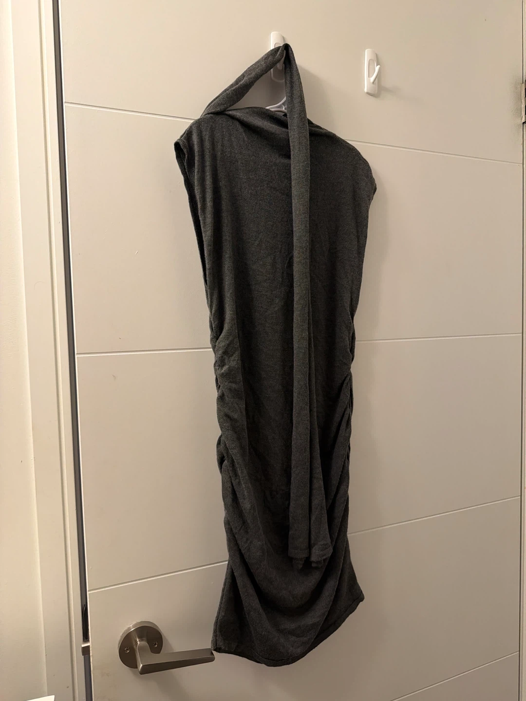 H&M Grey Ruched Dress - Size XS - photo 3