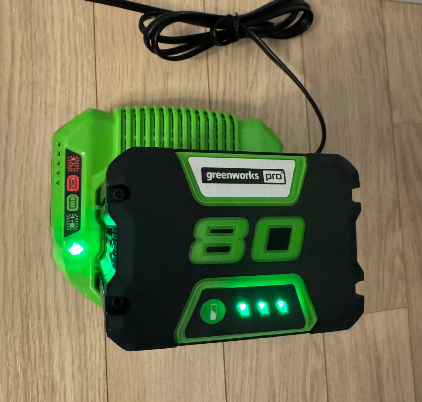 Greenworks Pro 80V Lithium-Ion Battery Charger