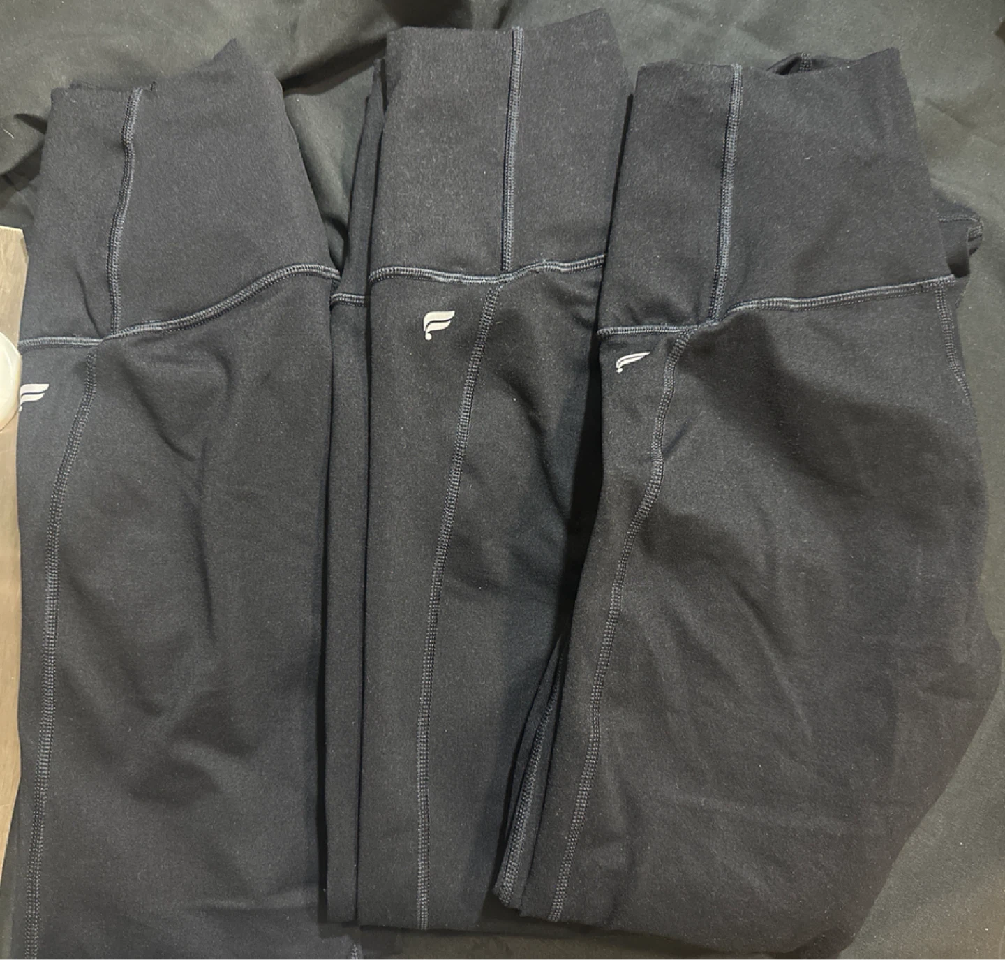 Fabletics Black Leggings - Set of 3