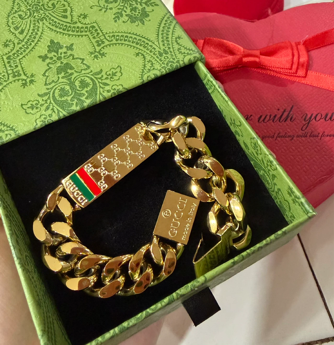 Gucci Curb Chain unisex Bracelet - photo 2