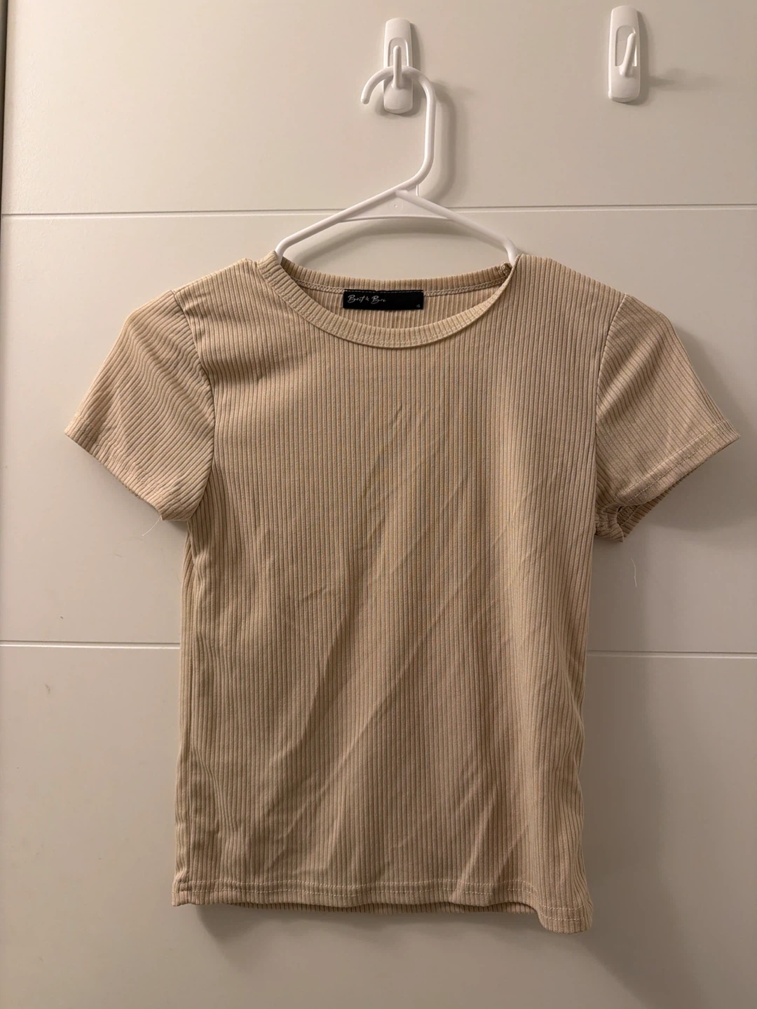 Short Sleeve Ribbed T-Shirt