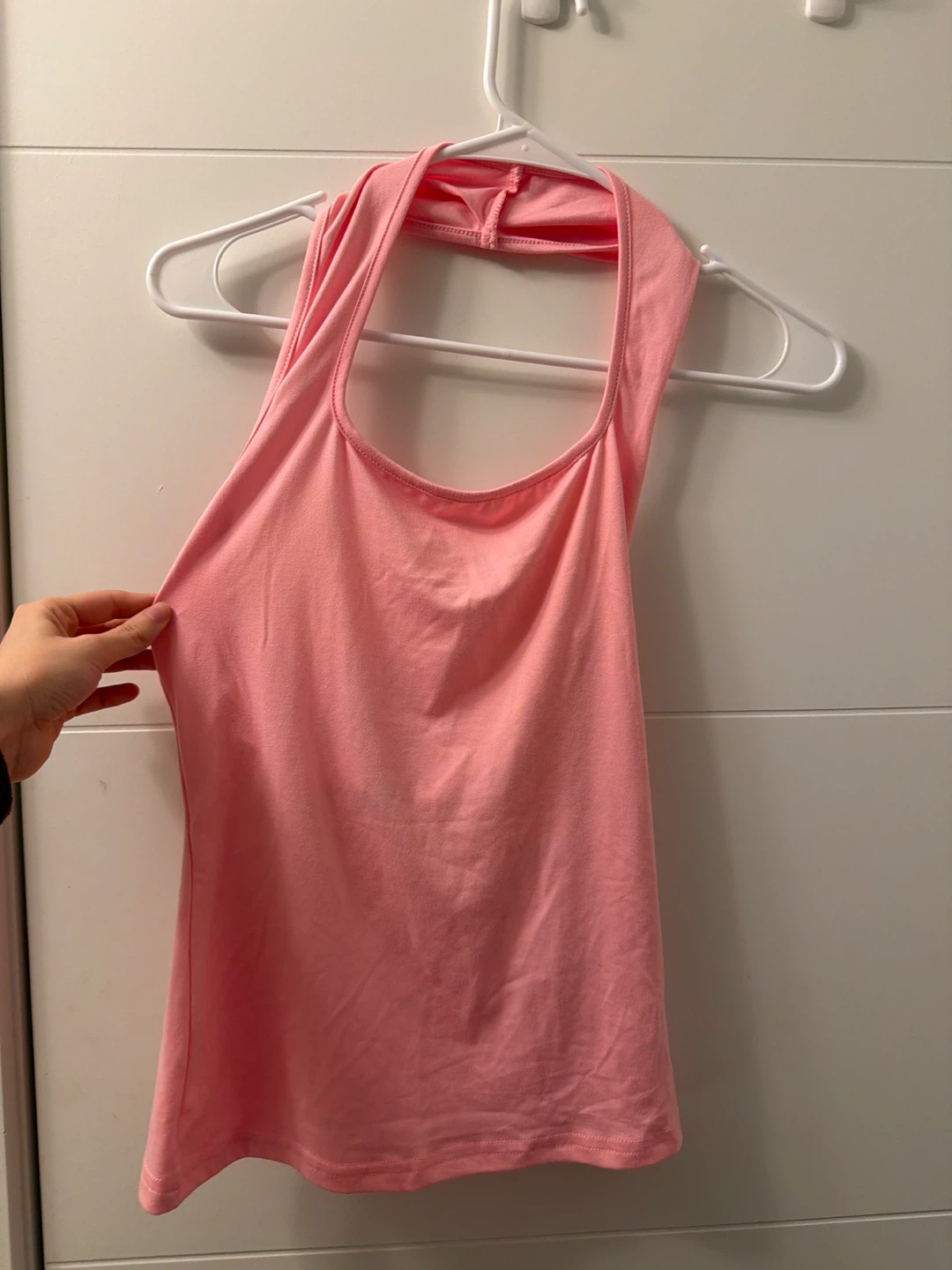 SHEIN Pink Halter Tank Top - XS