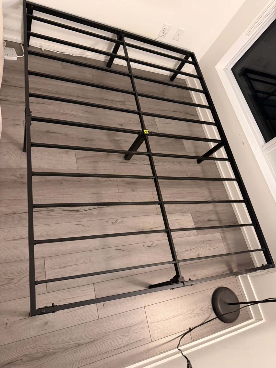 Black Metal Queen Bed Frame