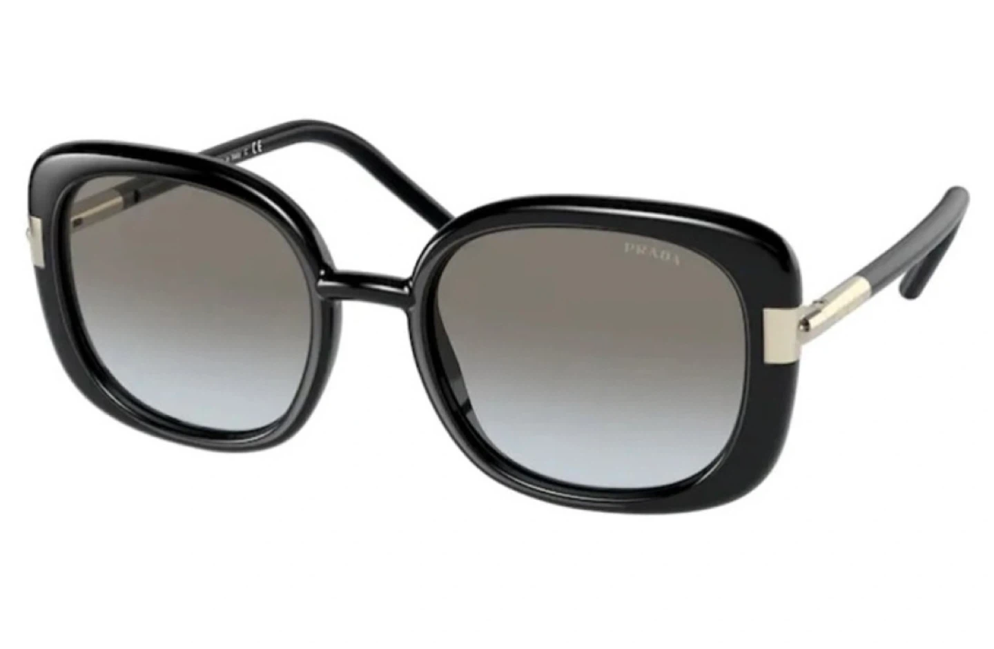Prada Women's Black Square Sunglasses