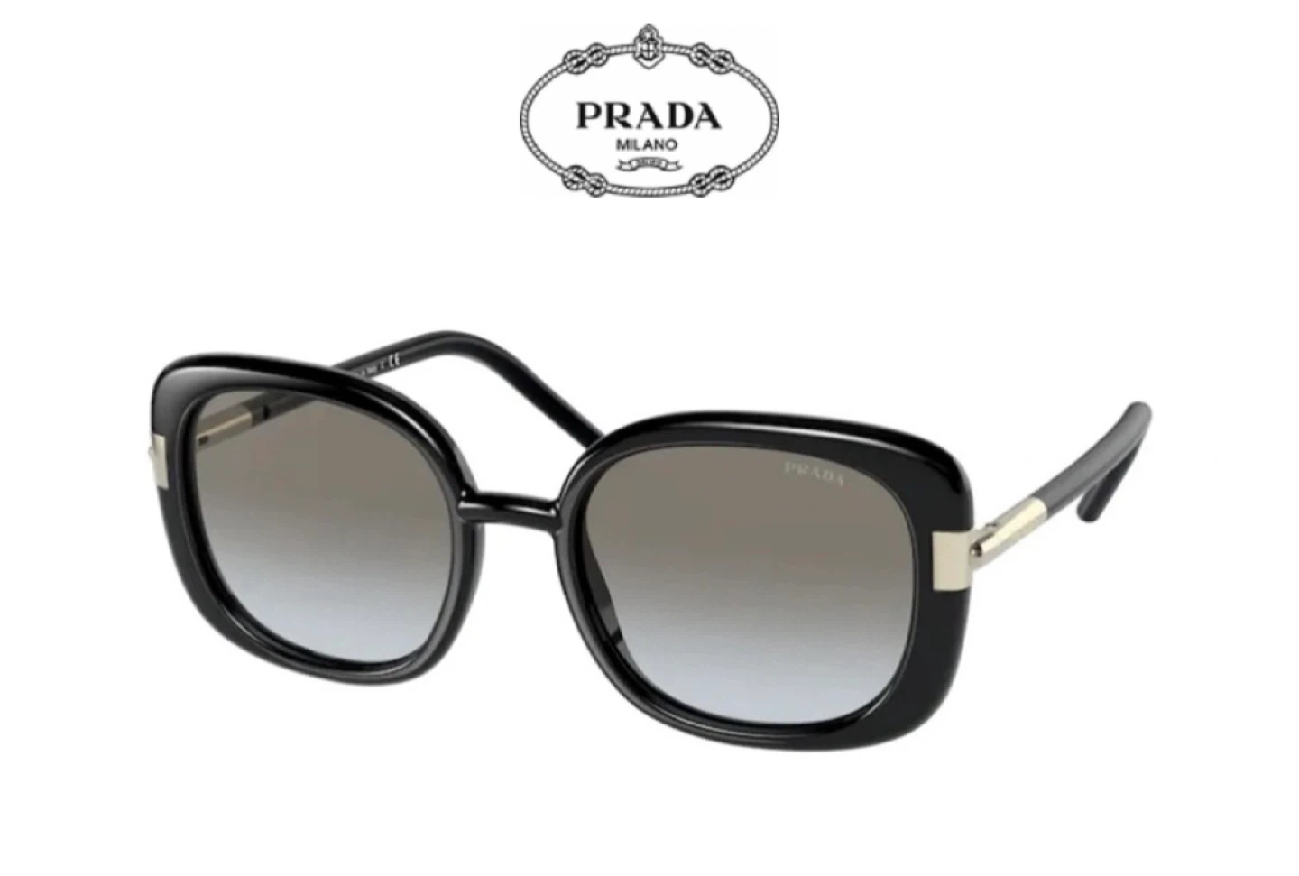Prada Women's Black Square Sunglasses - photo 2