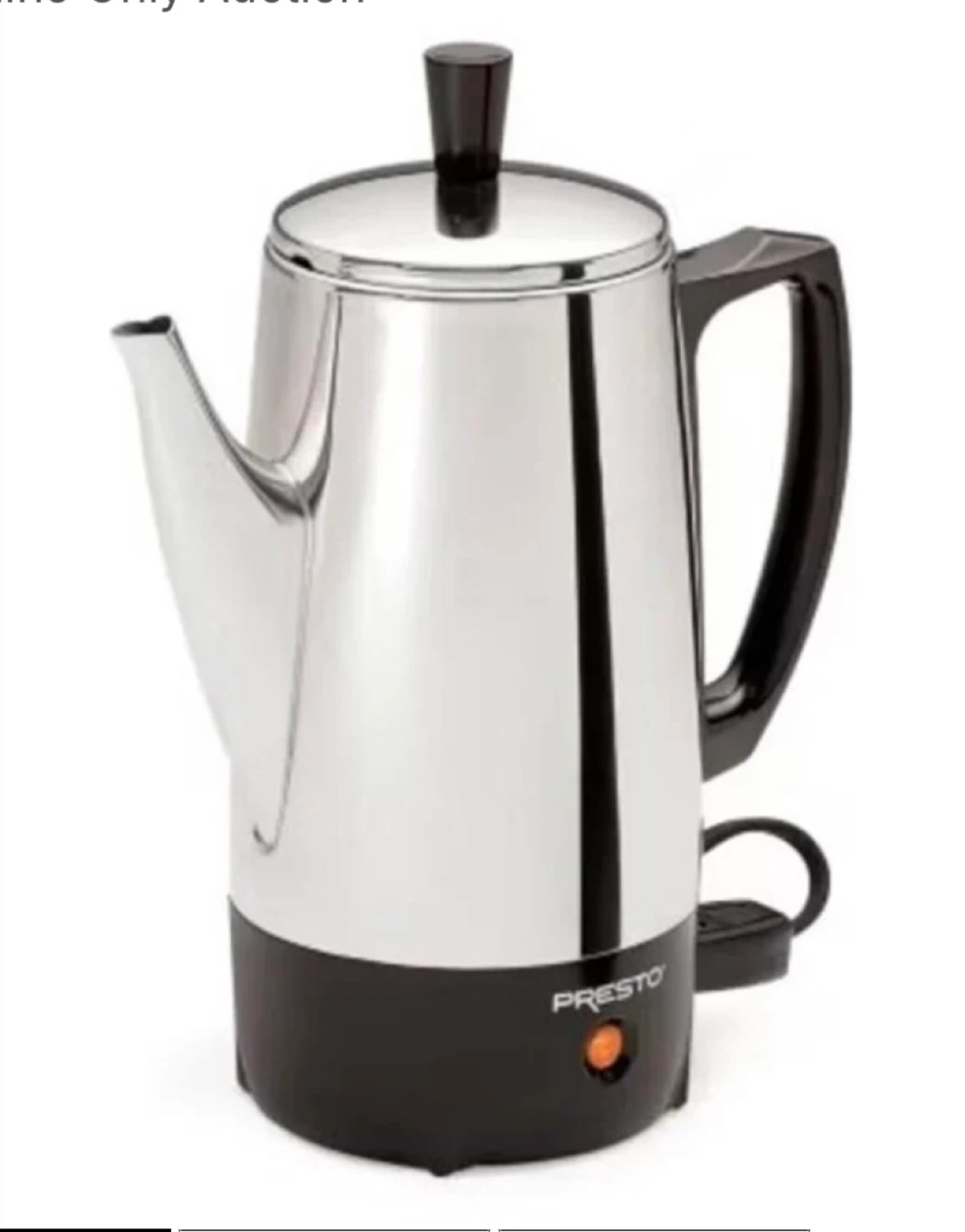 Presto 6-Cup Stainless Steel Coffee Maker - photo 2