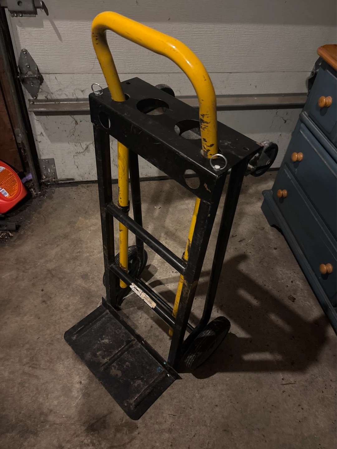 Small Yellow and Black Hand Truck Dolly