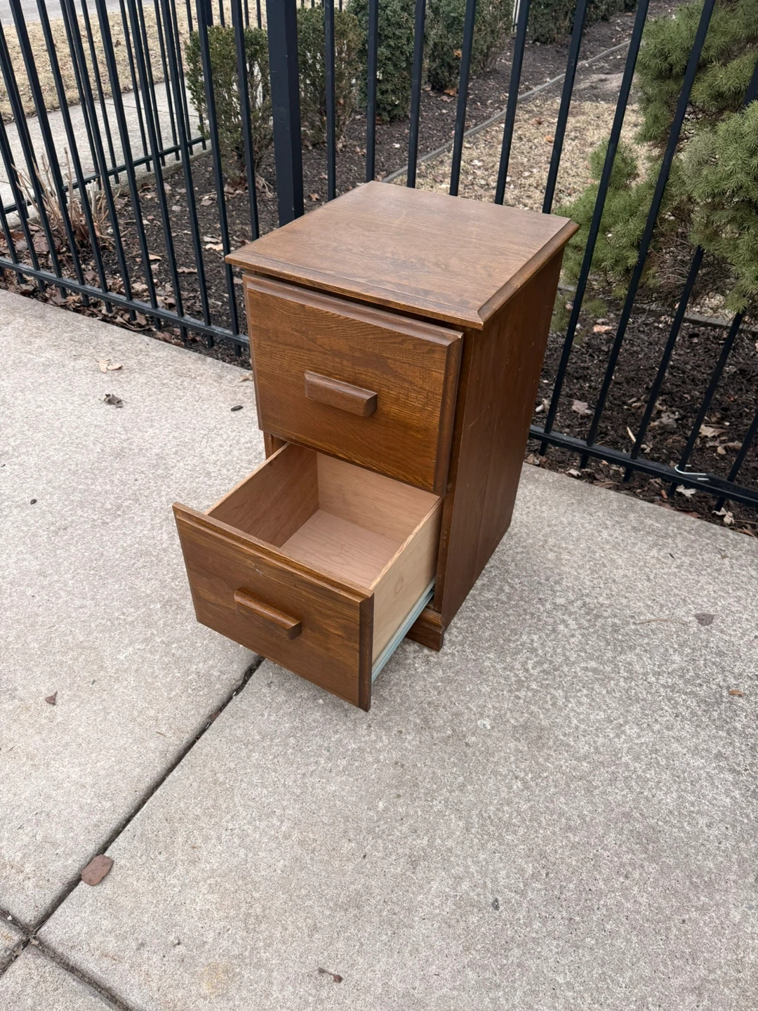2-Drawer Wooden File Cabinet - photo 2