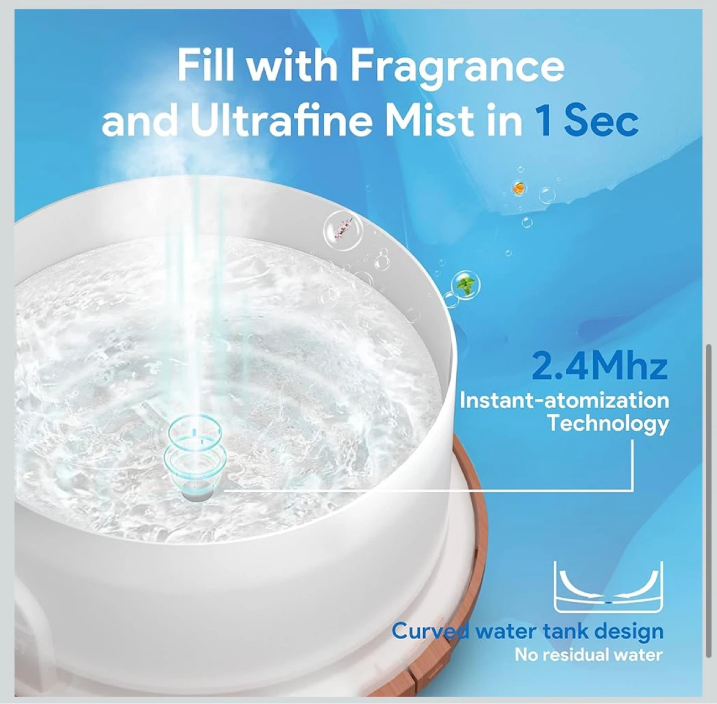 ASAKUKI 500ml Essential Oil Diffuser with Remote - photo 4