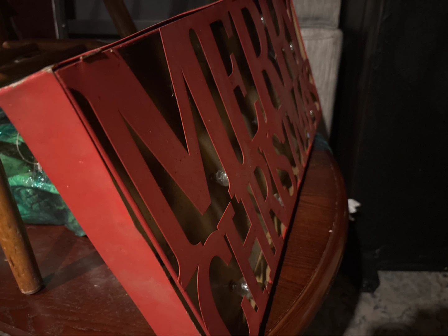 Merry Christmas lighted sign - photo 2