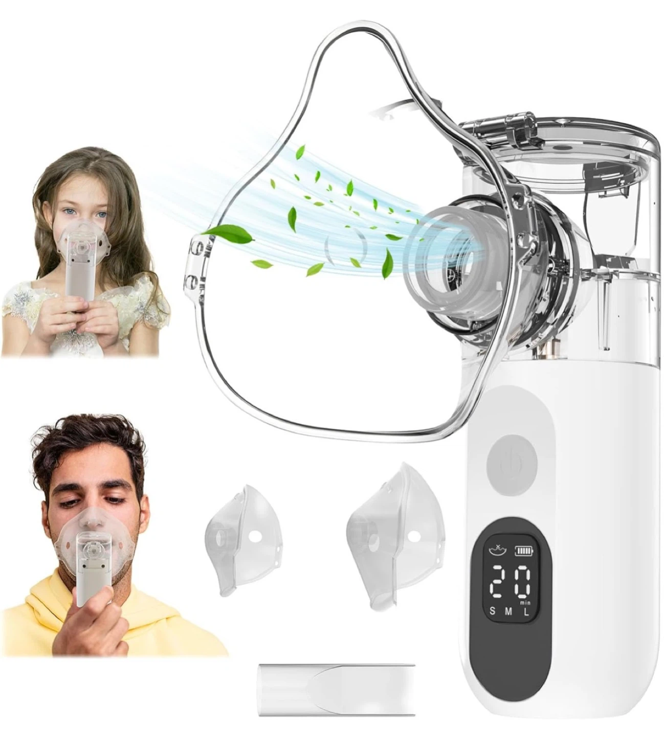Portable Nebulizer with 3 Modes & Auto Shutdown - photo 4