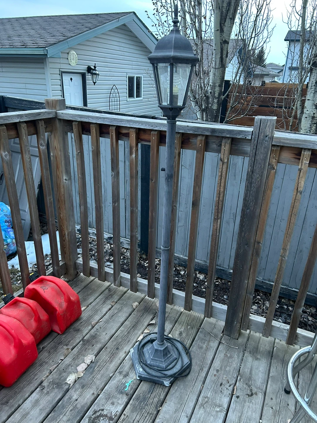 Black Outdoor Lamp Post