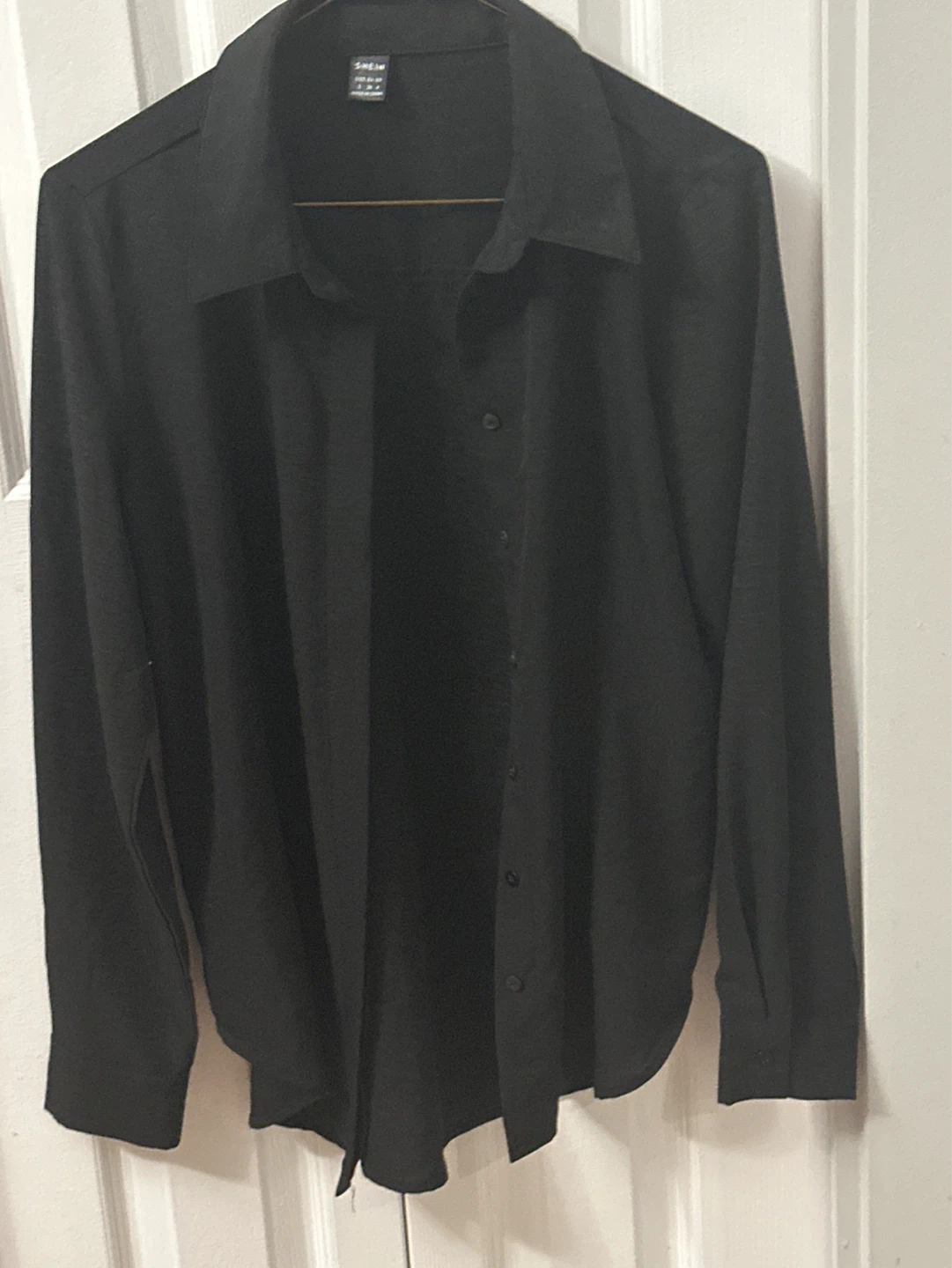Chemise noire Shein