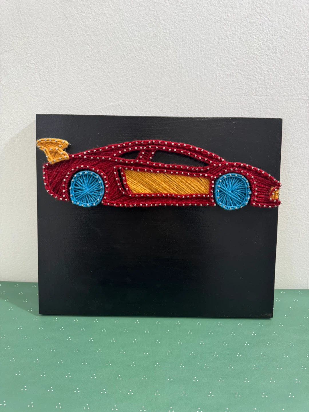 Customizable String Art Car Wall Hanging - photo 2