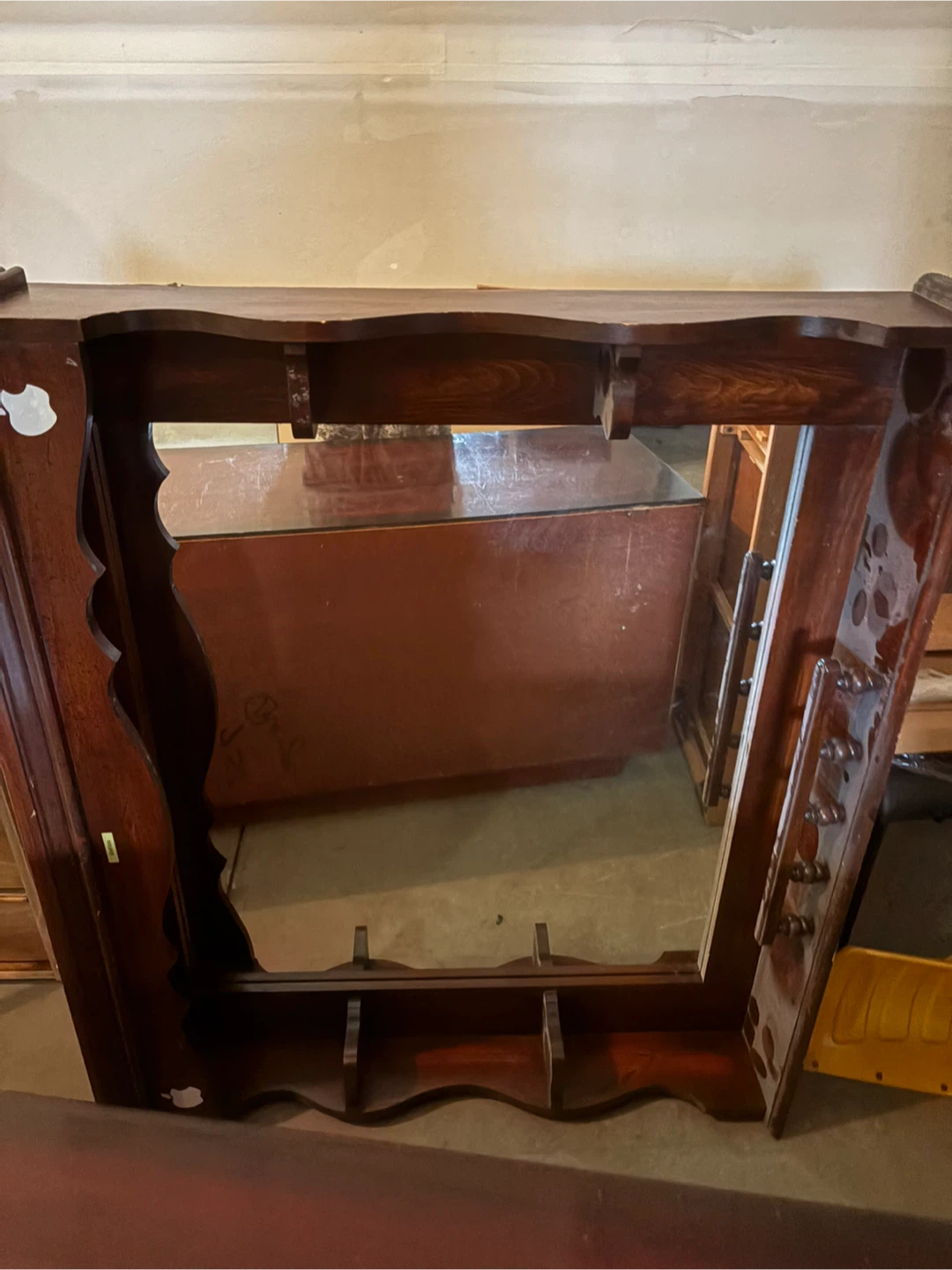 Wooden Framed Mirror