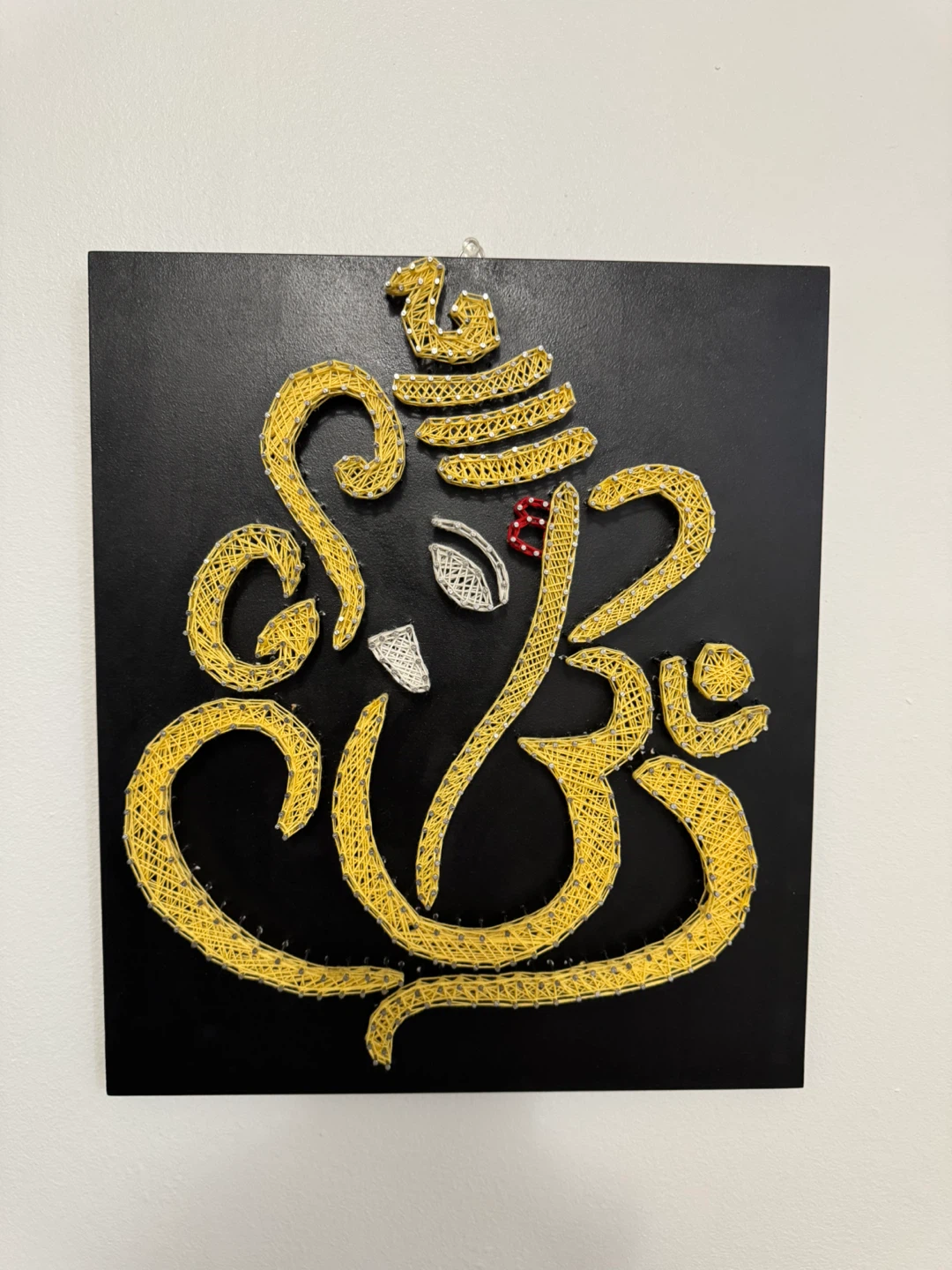 Ganesh String Art Wall Hanging
