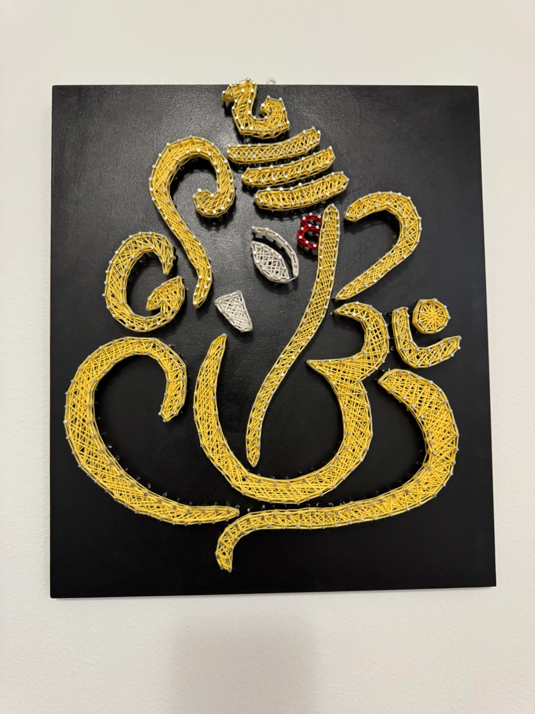 Ganesh String Art Wall Hanging - photo 3