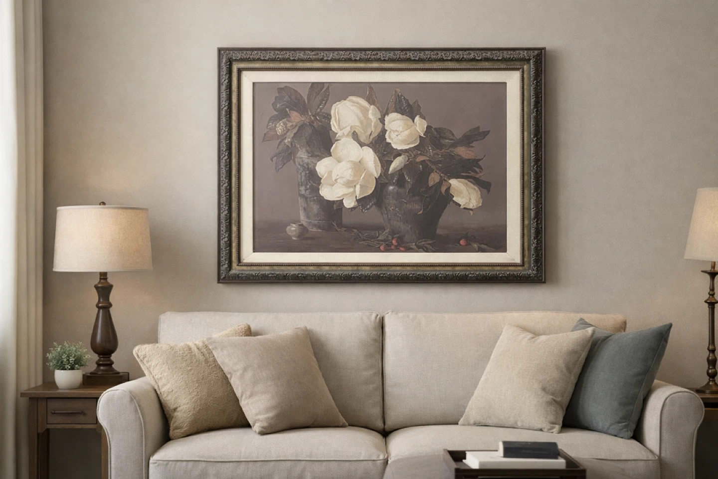 Framed Floral Still Life Wall Art