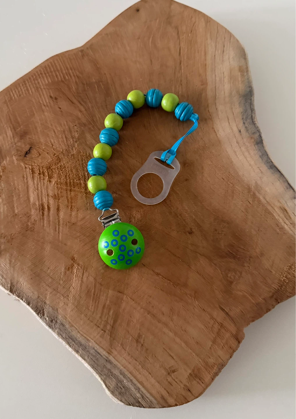 Wooden Pacifier Clips - Handmade - New - photo 5