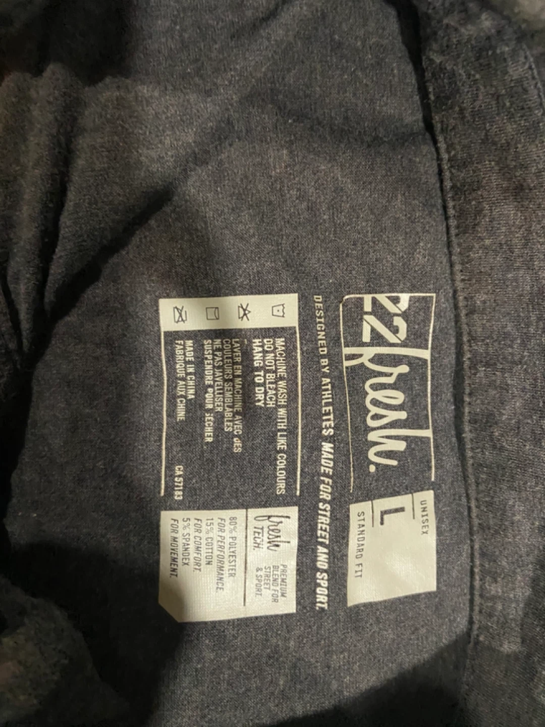 22 Fresh Men's Polo Shirt - Grey - Size L - photo 2