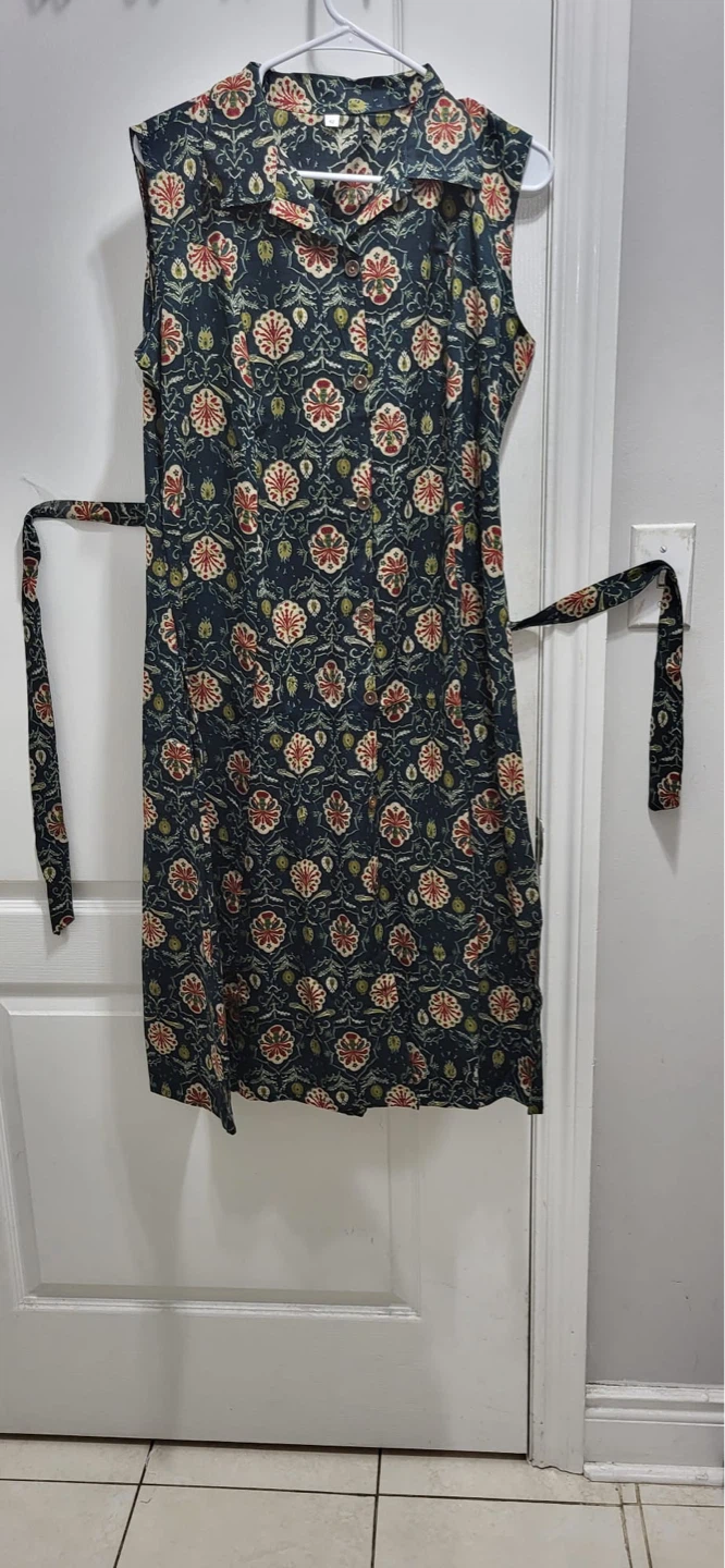 Women's Sleeveless Patterned Dress - photo 3