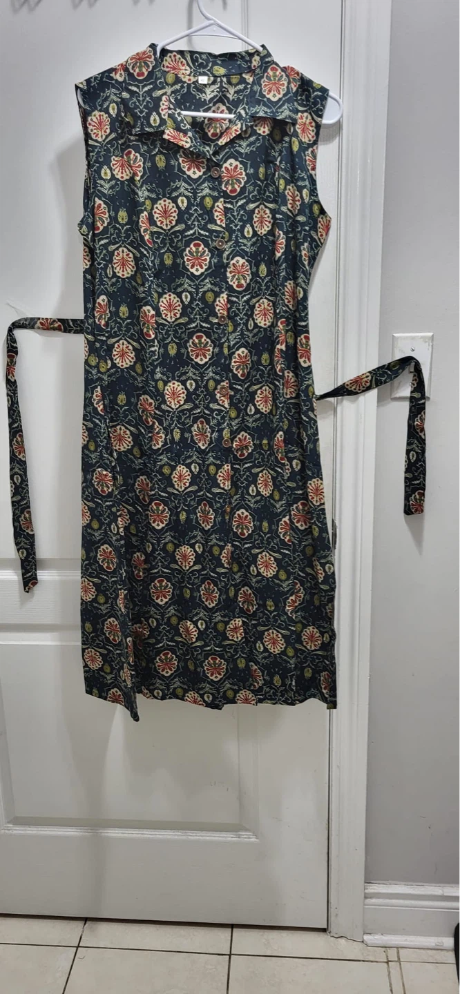 Women's Sleeveless Patterned Dress - photo 4