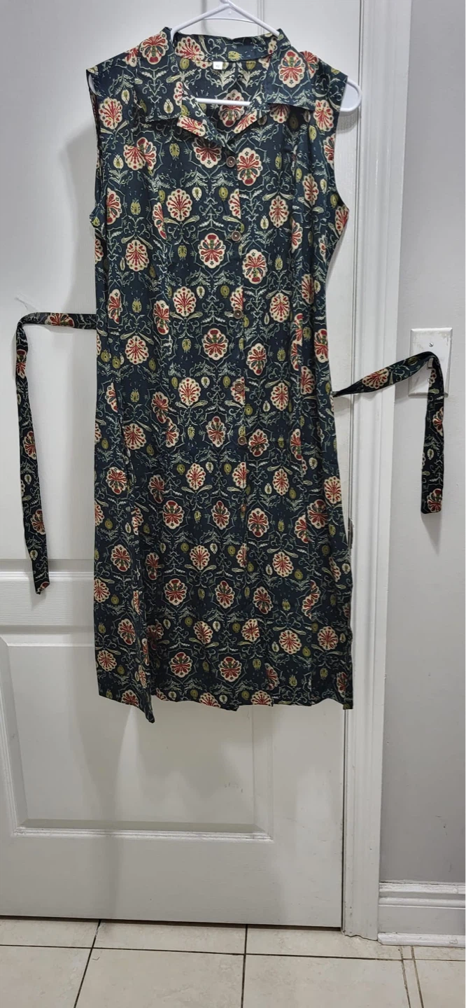 Women's Sleeveless Patterned Dress - photo 2