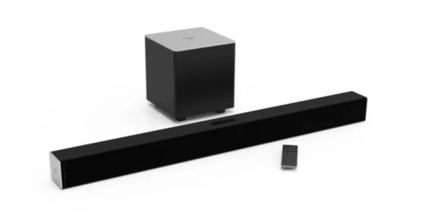 Vizio Soundbar and Subwoofer with Remote