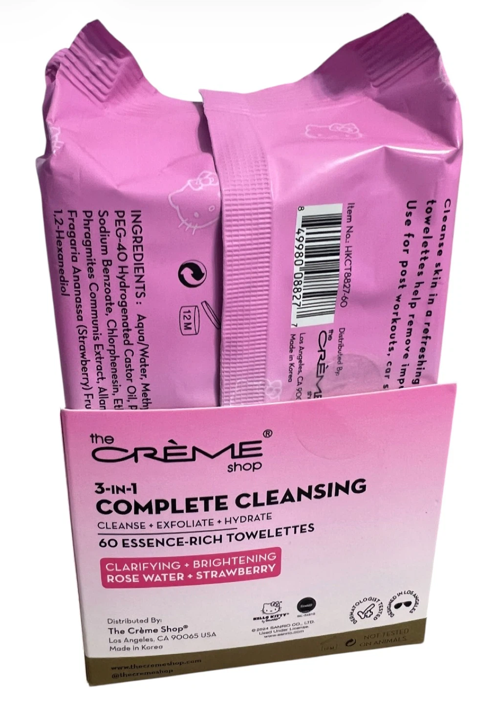 Hello Kitty Cleansing Wipes Bundle (4 Pack)-Limited Edition - photo 3