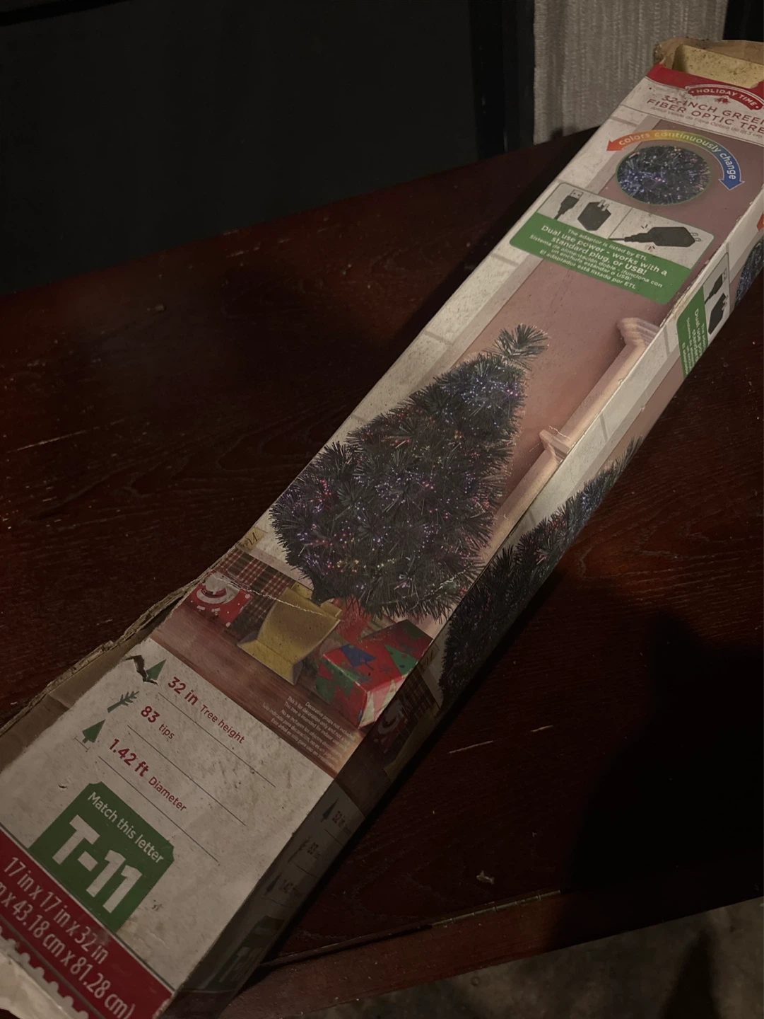 Tiny Christmas tree used