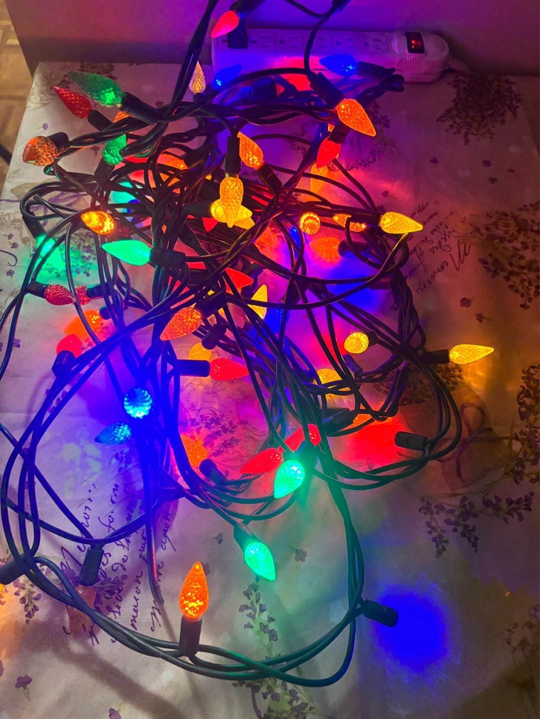 String of Multi-coloured Christmas Lights - photo 2