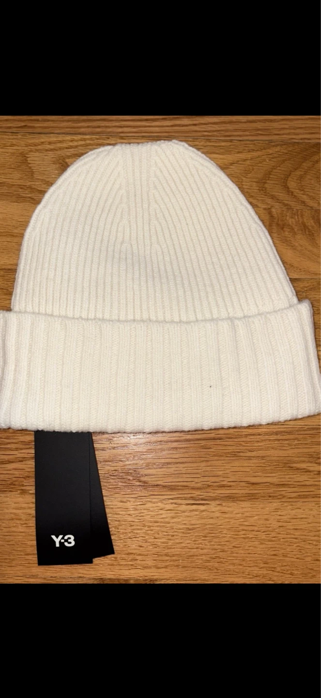 Y-3 "Zip" Beanie - Off White - photo 2