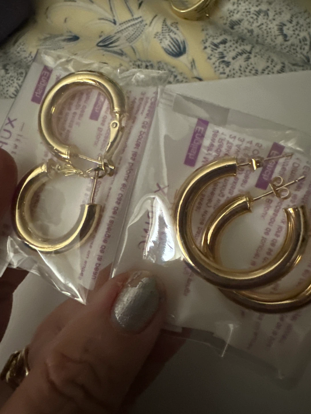 Gold Tone Hoop Earrings - XUPING JEWELRY - photo 2