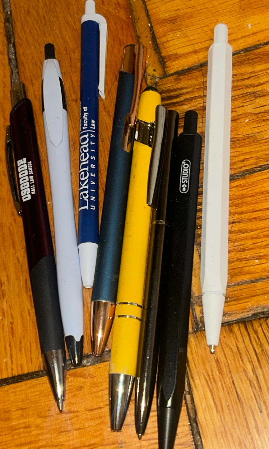 Assorted Promotional Pens & some regular pens