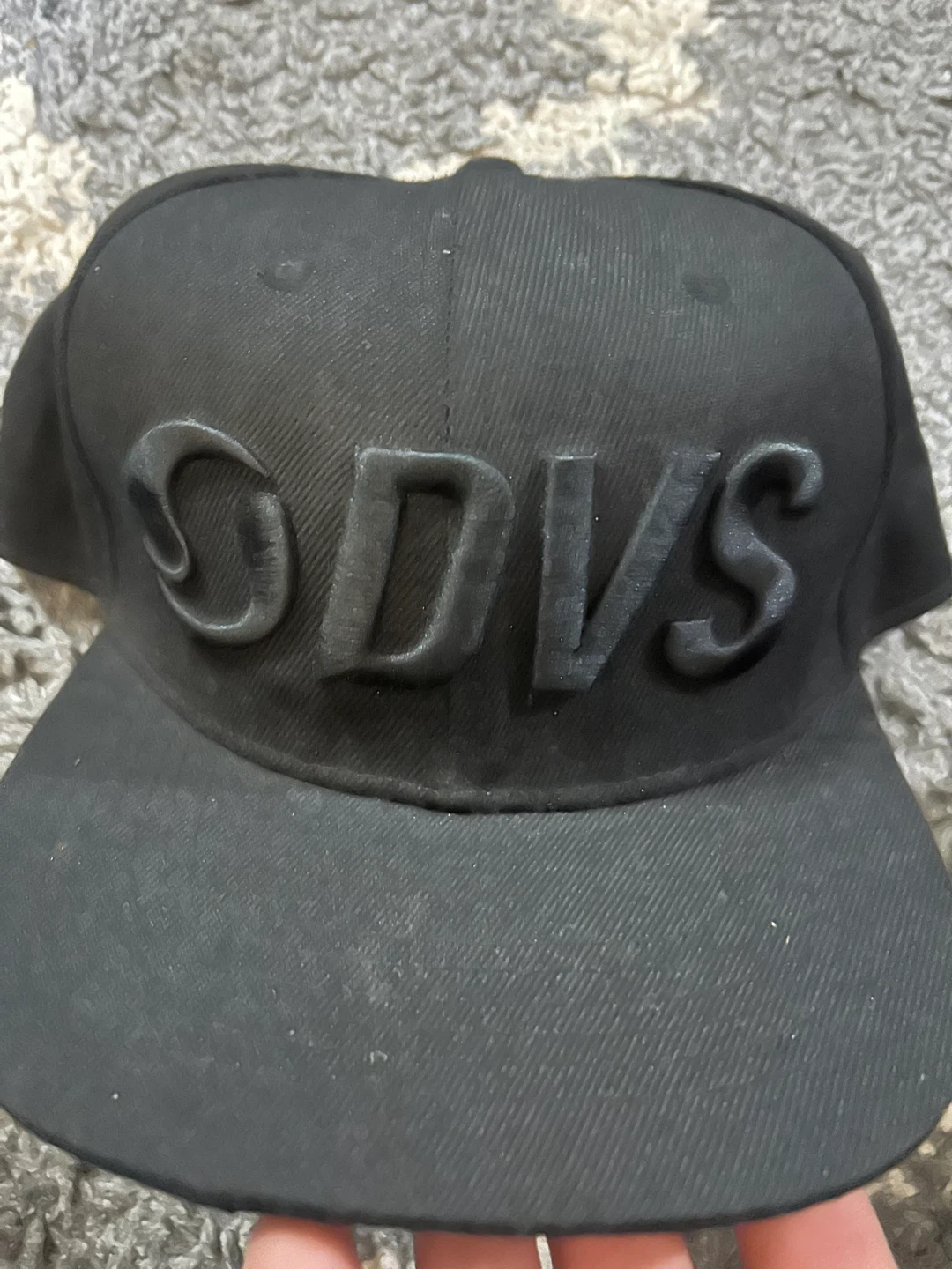 DVS Black Snapback Hat