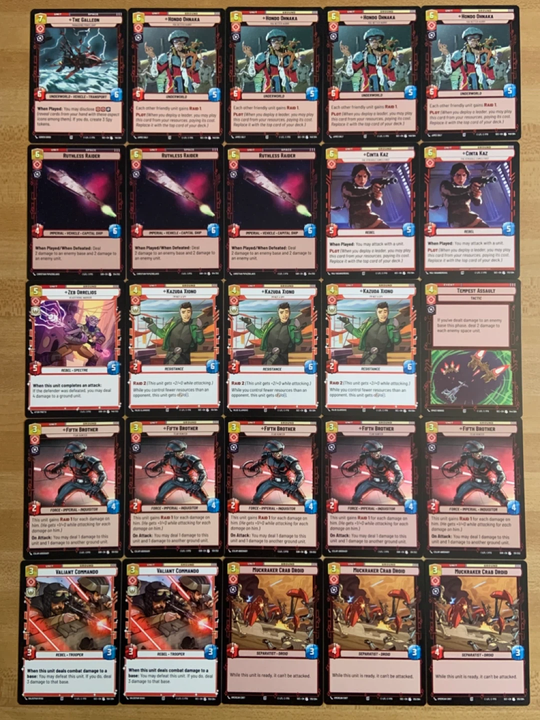 Star Wars Cards – Deck Building Lot