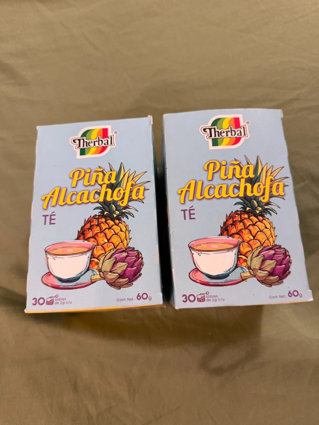 Therbal Piña Alcachofa Tea 2 Boxes