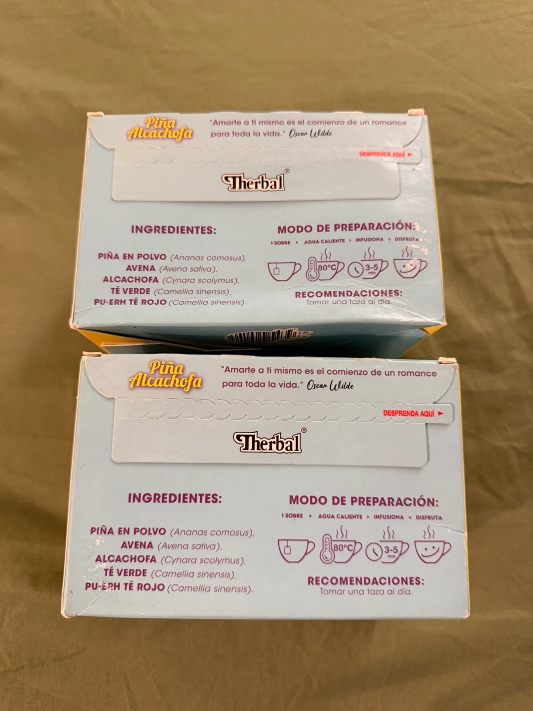 Therbal Piña Alcachofa Tea 2 Boxes - photo 2