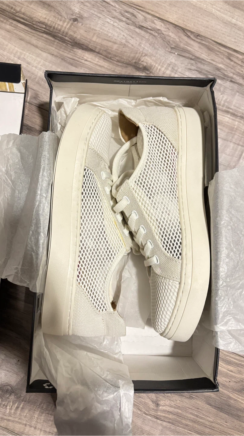 Naturalizer White Mesh Sneakers - photo 4