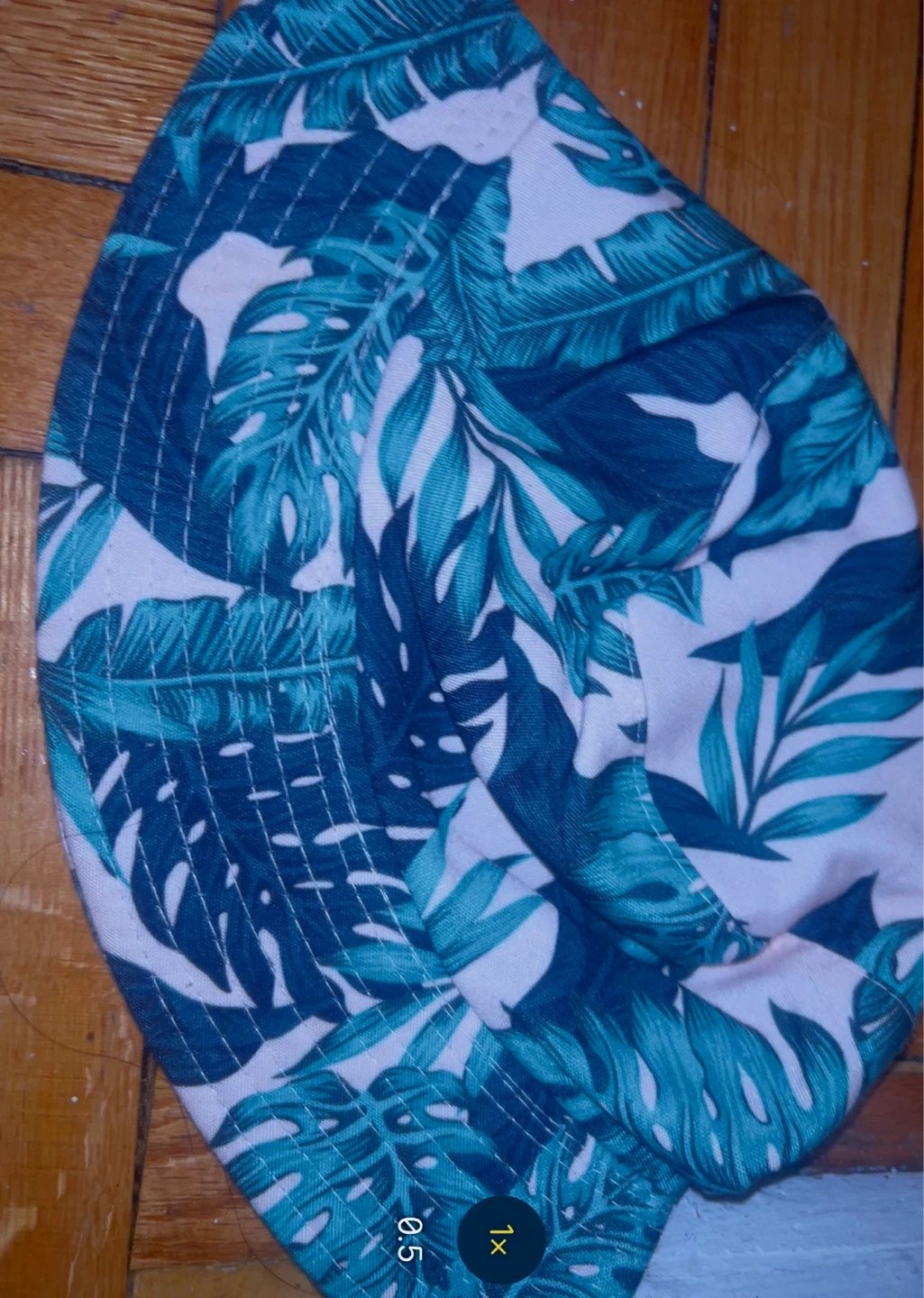 Bucket Hat - Tropical Leaf Print