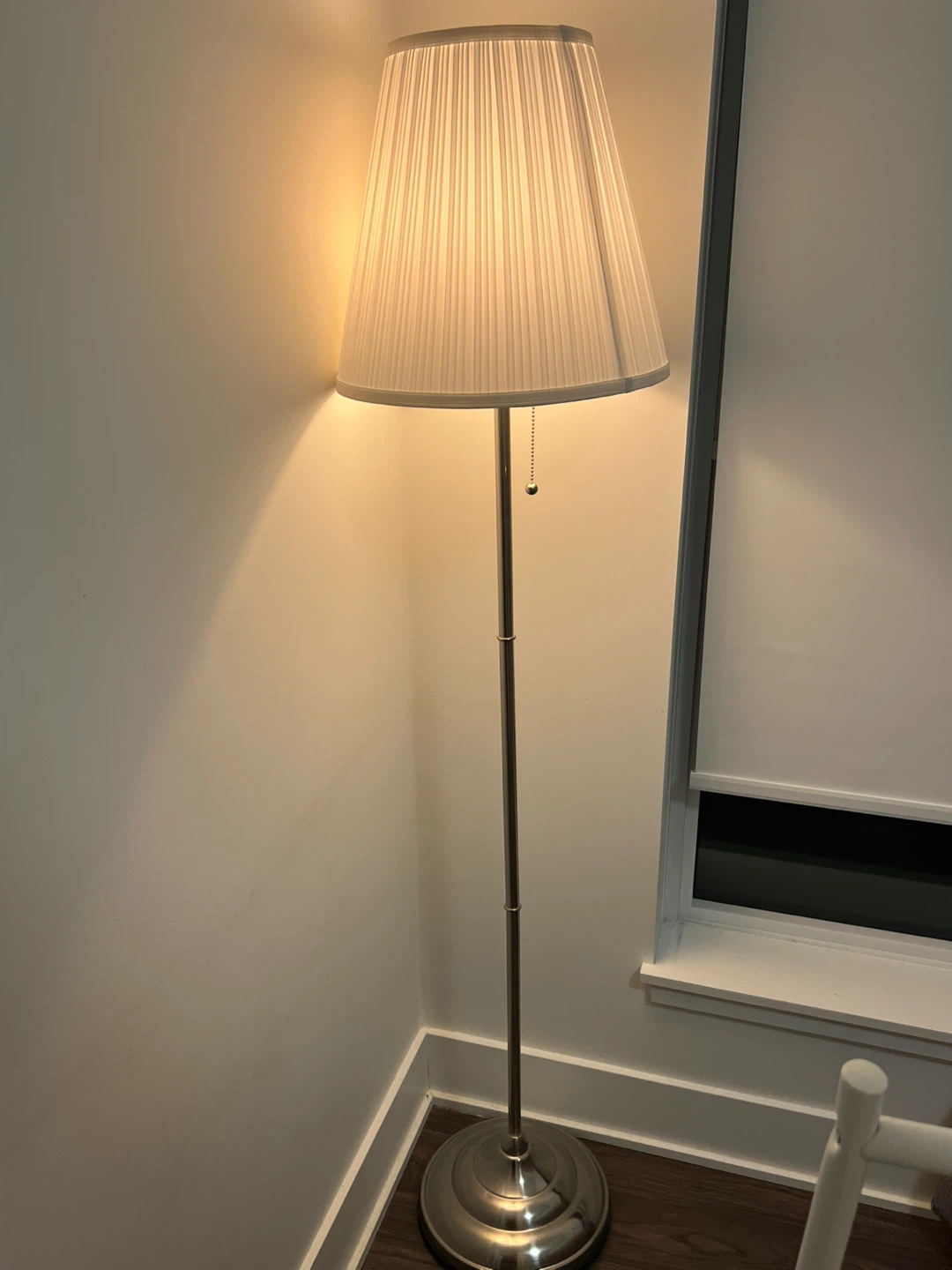 Pleated Shade Floor Lamp