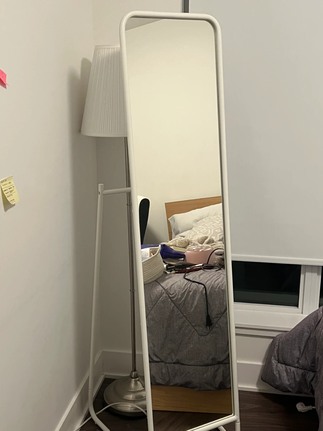 White Full Length Floor Mirror